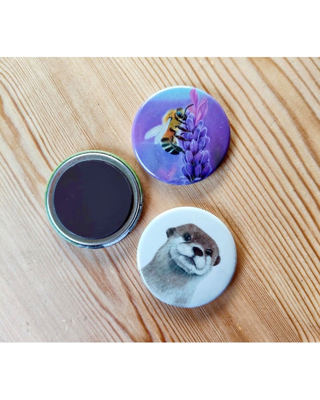 magnets artisanal créé à partir d’une illustration originale.